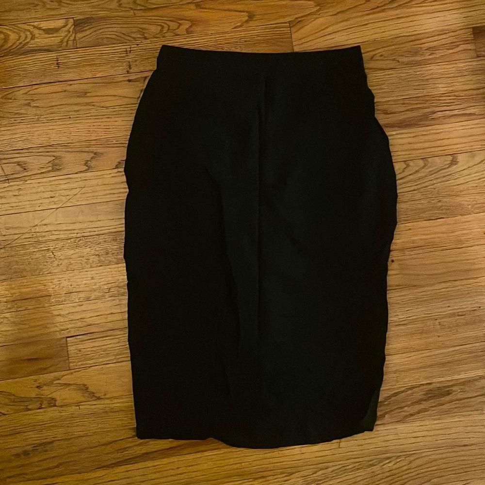 Black pencil skirt